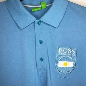 Hugo Boss Argentina World Cup Polo Blue Large